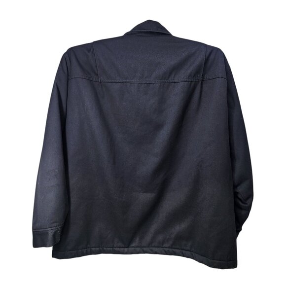 Dickies Mens Black Canvas Quilted Lined Jacket 4X-Large Barn Coat - Picture 4 of 7